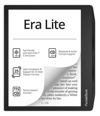 POCKETBOOK E-čitač Era Lite 710, 7", 16 GB, Wi‑Fi, zeleni